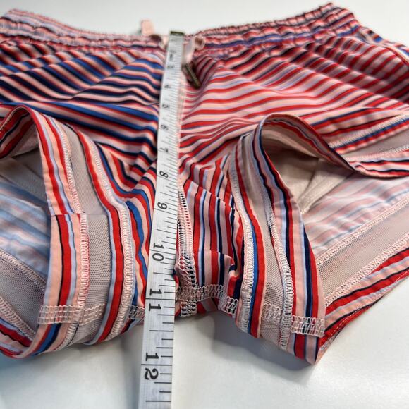 Lululemon Athletica Make A Move Shorts Twisted Dune Striped Pink Alarming Size 4 - Picture 11 of 16